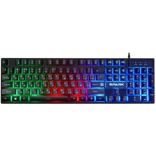 Клавиатура проводная Defender Spark GK-300L USB, мембранная, черный, 45300