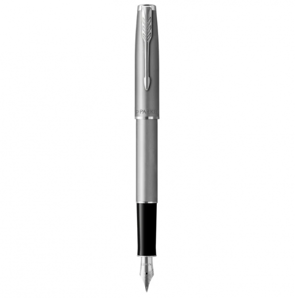 Ручка перьевая PARKER Sonnet Essential Sandblast F546 2146873, нержавеющая сталь F, 1 шт