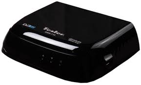 ТВ-приставка Tesler DSR-710 (эфирное цифровое ТВ) AAC, выходы: HDMI, RCA