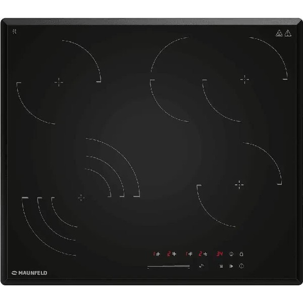 Варочная поверхность Maunfeld CVCE594SSMDBK LUX электрическая черный